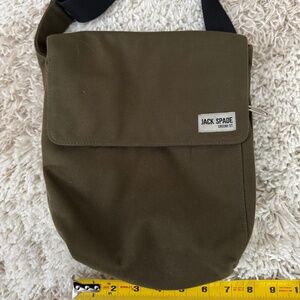 Jack Spade army color canvas cross body